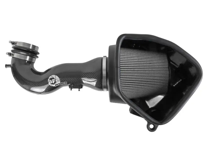 aFe 19-21 GM Trucks 5.3L/6.2L Track Series Carbon Fiber Cold Air Intake System W/ Pro Dry S Filters - Truck & Automotive
