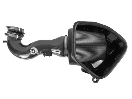 aFe 19-21 GM Trucks 5.3L/6.2L Track Series Carbon Fiber Cold Air Intake System W/ Pro Dry S Filters - Truck & Automotive