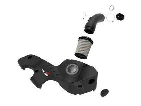 Exploded view of aFe Momentum GT cold air intake system for Mini Cooper S F56