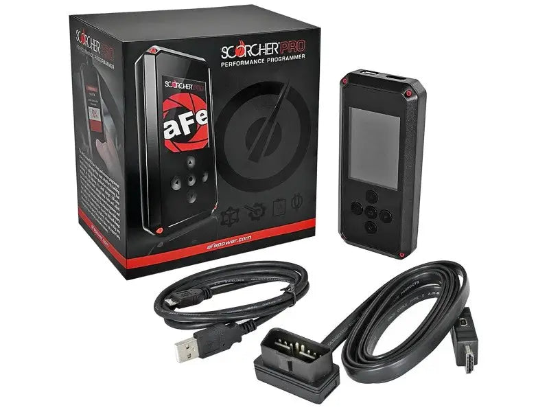 Black aFe Scorcher Pro Performance Programmer for 2019-2021 RAM Cummins Diesel