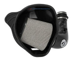 Black carbon fiber cold air intake system with filter for BMW Z4 30i Track Series