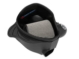 Black carbon fiber cold air intake system with Pro DRY S filter for BMW Z4 30i