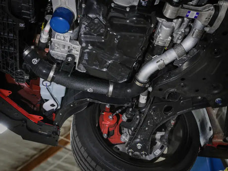 aFe 19-22 Hyundai Veloster N L4 2.0L (t) BladeRunner 2-1/2in Aluminum Hot Charge Pipe - Black - Truck & Automotive