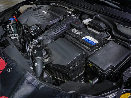 aFe 19-22 Hyundai Veloster N L4 2.0L (t) BladeRunner 2-3/4in Aluminum Cold Charge Pipe - Black - Truck & Automotive