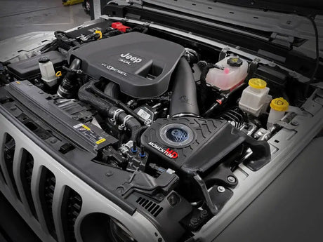 aFe 20-21 Jeep Wrangler (JL) V6-3.0L (td) Momentum HD Cold Air Intake System w/ Pro 10R Media - Truck & Automotive
