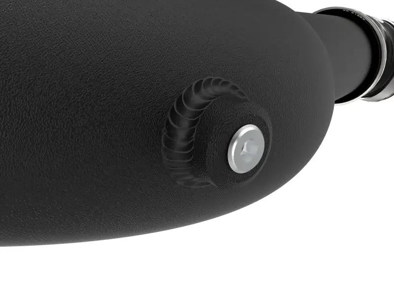 Black aluminum cold charge pipe with silver bolt for Ford Explorer ST V6 3.0L