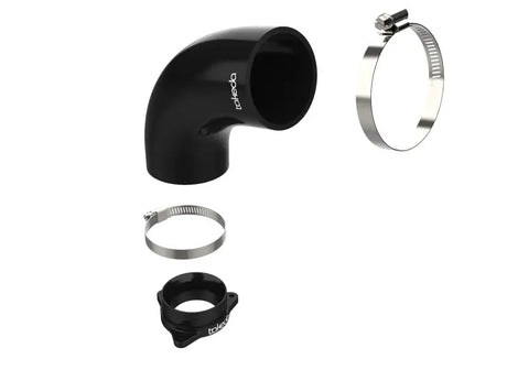 aFe Turbo Inlet with Takeda Intake for 2019-2020 Hyundai Veloster N, enhances automotive performance, off-road, marine, exterior, truck accessories.