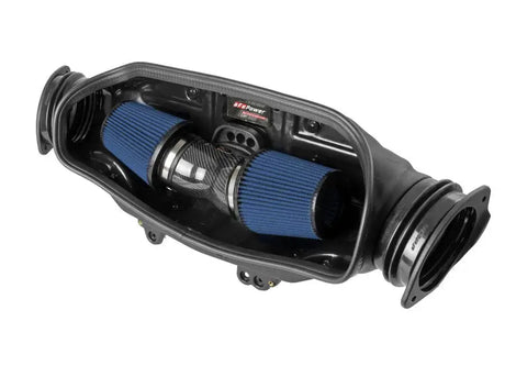 aFe 2020 Chevrolet Corvette C8 Track Series Carbon Fiber Cold Air Intake System With Pro 5R Filters - Truck & Automotive