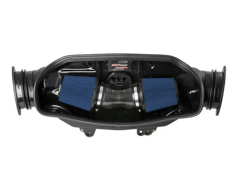 aFe 2020 Chevrolet Corvette C8 Track Series Carbon Fiber Cold Air Intake System With Pro 5R Filters - Truck & Automotive