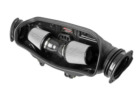aFe 2020 Corvette C8 Track Series Carbon Fiber Cold Air Intake System With Pro DRY S Filters - Truck & Automotive