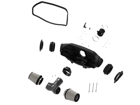 aFe 2020 Corvette C8 Track Series Carbon Fiber Cold Air Intake System With Pro DRY S Filters - Truck & Automotive