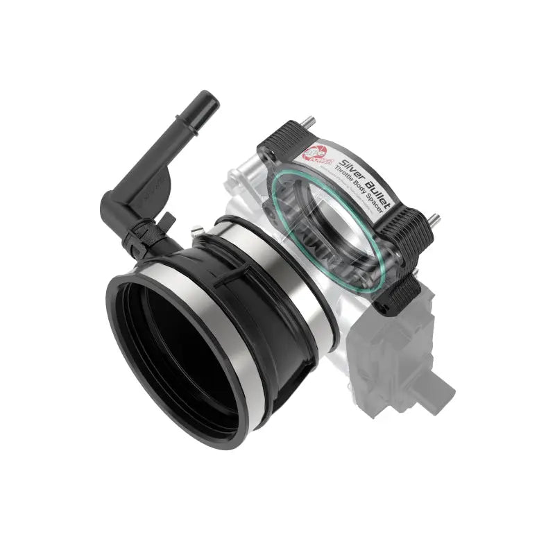 aFe 46-34017B aFe 2020 Vette C8 Silver Bullet Aluminum Throttle Body Spacer / Works With Factory Intake Only - Blk