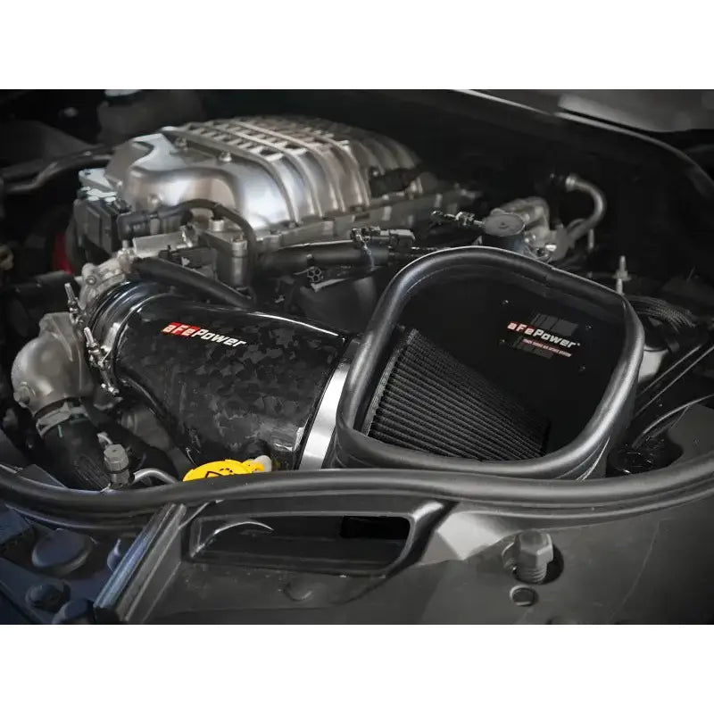 aFe 2021 Dodge Durango SRT Hellcat Track Series Carbon Fiber Cold Air Intake System w/ Pro 5R Filter