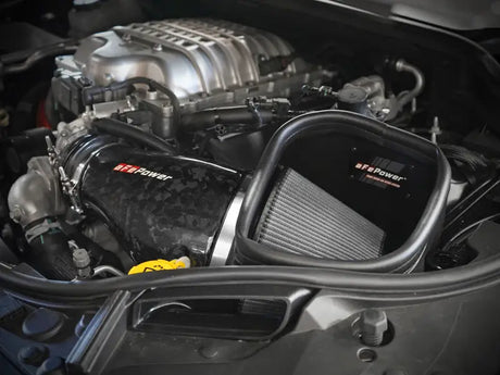 aFe 2021 Dodge Durango SRT Hellcat Track Series Carbon Fiber Cold Air Intake System w/ Pro DRY S - Truck & Automotive