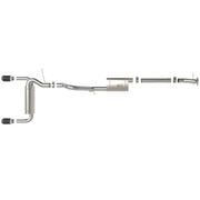 Car exhaust system for Ford Bronco with stainless steel AFE Vulcan Cat-Back