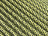 Pleated yellow air filter media with black grid pattern for Toyota Land Cruiser Magnum Flow Pro