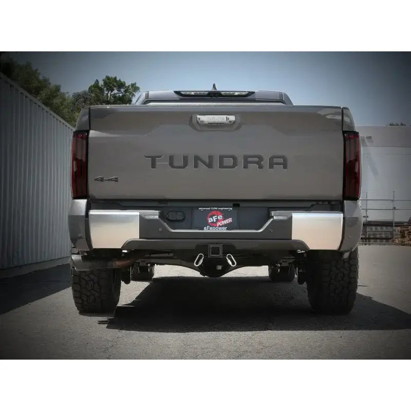 aFe 2022 Toyota Tundra V6-3.5L (tt) Vulcan Series 2.5in to 3in 304 SS Cat-Back Exhaust w/ Black Tip - Truck & Automotive