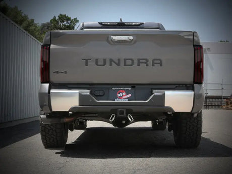 aFe 2022 Toyota Tundra V6-3.5L (tt) Vulcan Series 2.5in to 3in 304 SS Cat-Back Exhaust w/ Black Tip - Truck & Automotive