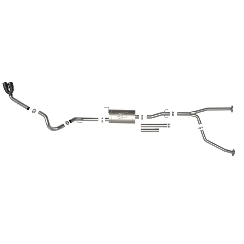 aFe 49-36061-B aFe 2022 Toyota Tundra V6-3.5L (tt) Vulcan Series 2.5in to 3in 304 SS Cat-Back Exhaust w/ Black Tip