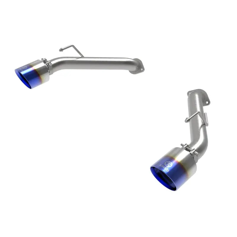 aFe 49-36137-L aFe 2023 Nissan Z V6-3.0L (tt) Takeda Stainless Steel Axle-Back Exhaust System w/ Blue Flame Tip