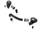 Exploded view of aFe Momentum GT Cold Air Intake system with filters and tubes for BMW M3/M4