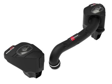 Black automotive cold air intake system components for aFe Momentum GT Cold Air Intake System