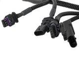 Black electrical wire harness with connectors for aFe Scorcher GT Power, Ford Bronco, and Ranger