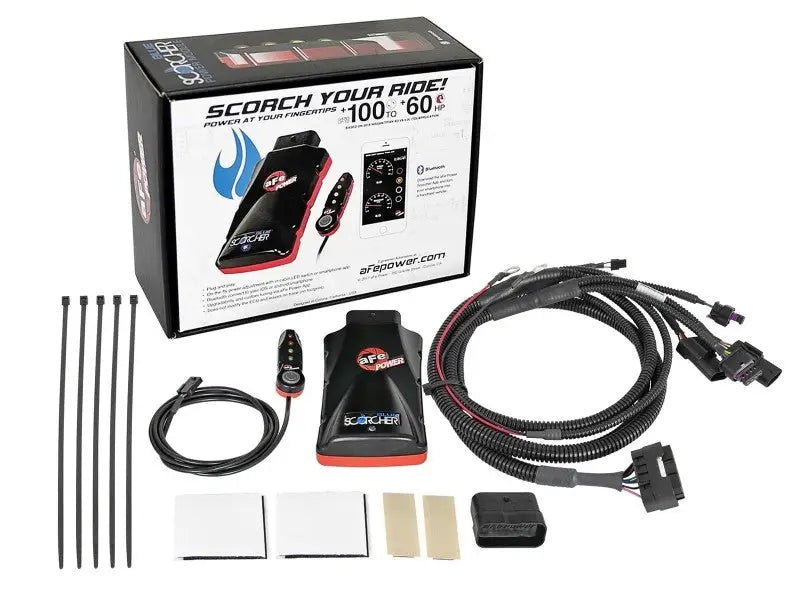 aFe 21-22 Ford Bronco & 19-22 Ranger Scorcher Blue Bluetooth Power Module - Truck Automotive