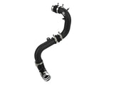 Black silicone intake hose with metal clamps for Ford Bronco cold charge pipe upgrade