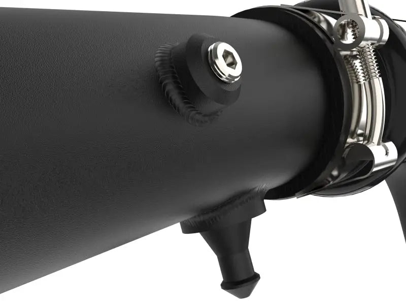 Black metal hot charge pipe with fittings for Ford F-150/Raptor V6 3.5L upgrading
