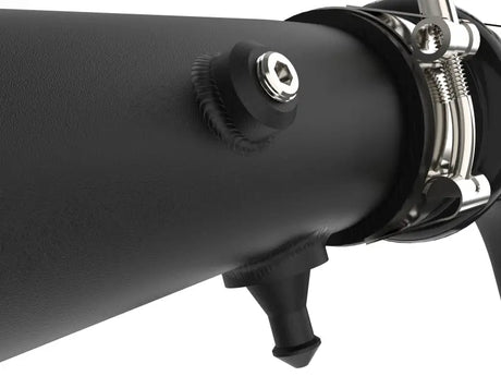 Black metal hot charge pipe with fittings for Ford F-150/Raptor V6 3.5L upgrading
