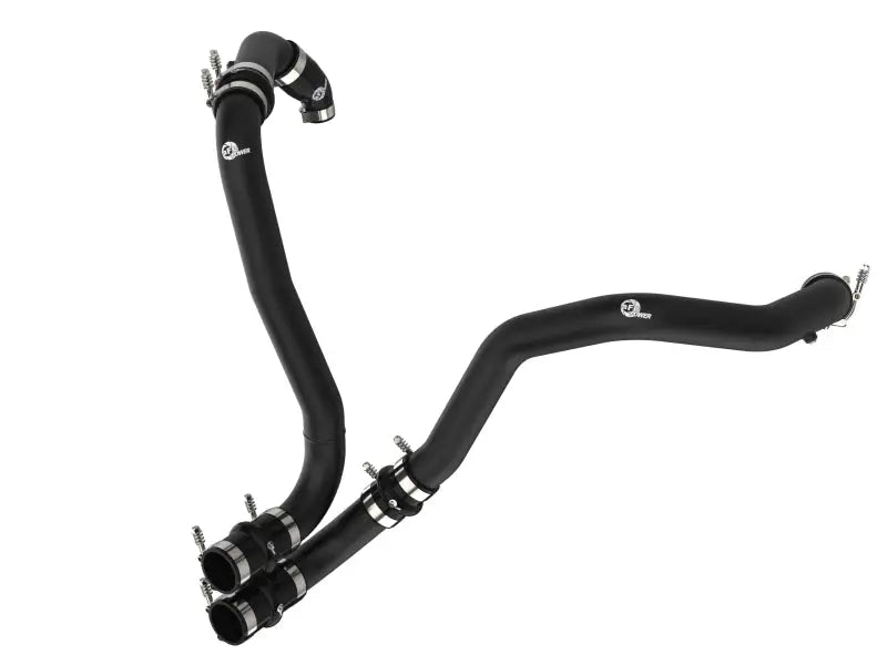 Black silicone coolant hose kit for Ford F-150 Raptor hot charge pipe upgrade