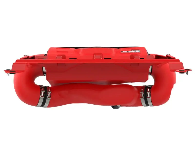 aFe Momentum GT Intake System for 21-23 Dodge RAM 1500 TRX V8-6.2L in red with Pro DRY S Filter, featuring seamless design and easy maintenance.