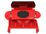 Red Momentum GT Cold Air Intake System for 21-23 Dodge RAM 1500 TRX V8-6.2L featuring clear sight window and high-flowing air filters.