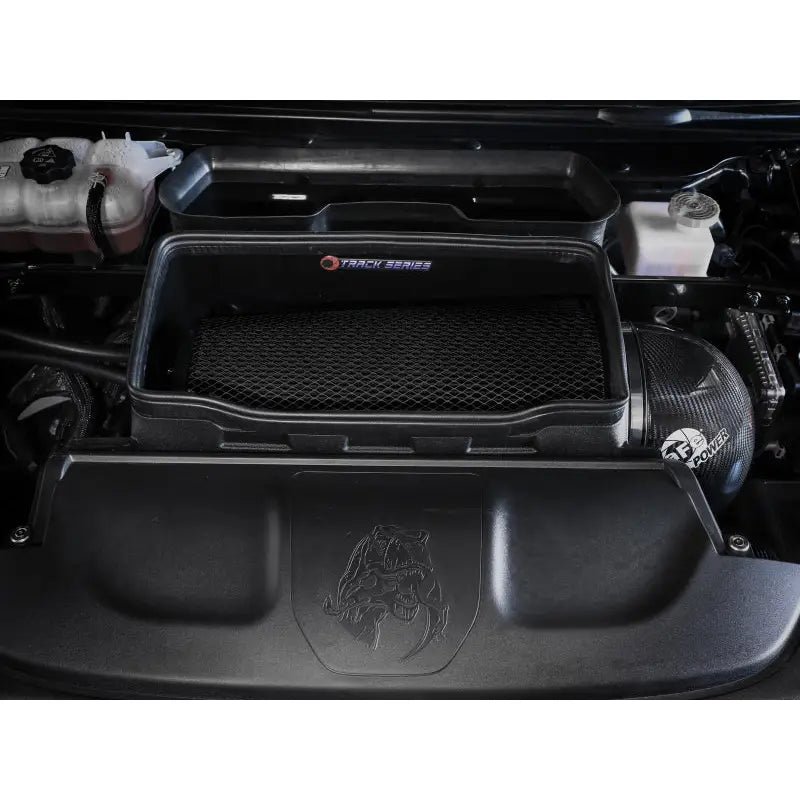 aFe 57-10022K aFe 21-23 RAM 1500 TRX Track Series Carbon Fiber Cold Air Intake System w/ Pro 5R Filter