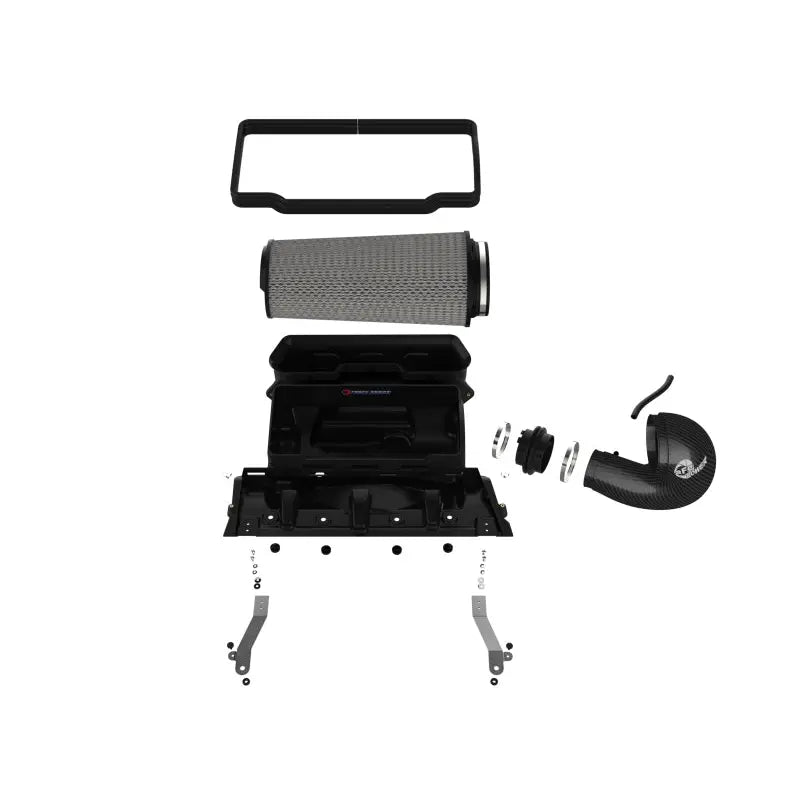 aFe 57-10022D aFe 21-23 RAM 1500 TRX Track Series Carbon Fiber Cold Air Intake System w/ Pro DRY S