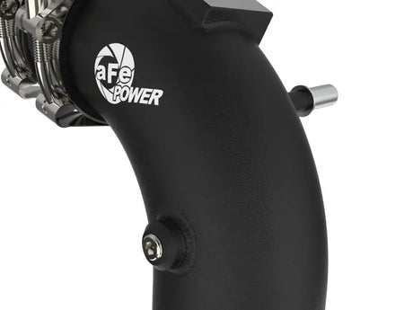 Black metal intake tube for Ford F-150 V6 3.5L cold charge pipe upgrade