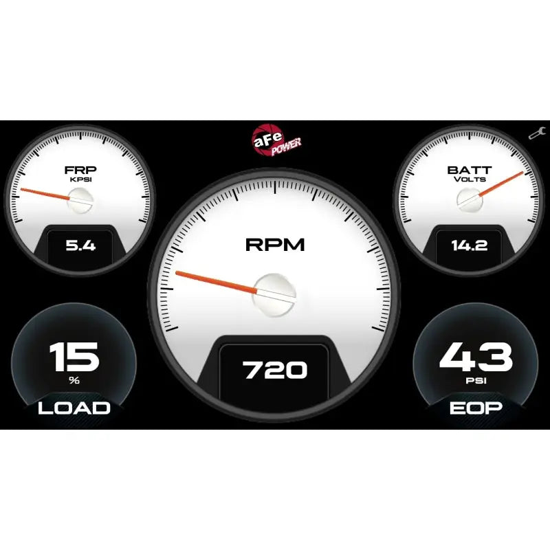aFe 77-91001 aFe AGD Advanced Gauge Display Digital 5.5in Monitor 08-18 Dodge/RAM/Ford/GM Diesel Trucks