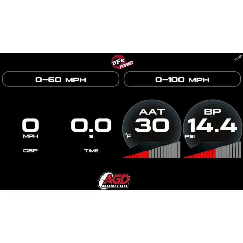aFe 77-91001 aFe AGD Advanced Gauge Display Digital 5.5in Monitor 08-18 Dodge/RAM/Ford/GM Diesel Trucks