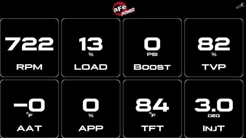 aFe AGD Advanced Gauge Display Digital 5.5in Monitor 08-18 Dodge/RAM/Ford/GM Diesel Trucks 