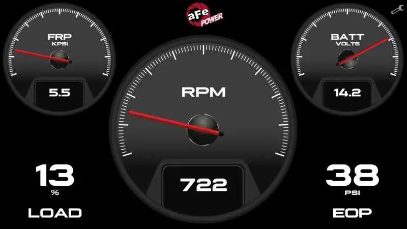aFe AGD Advanced Gauge Display Digital 5.5in Monitor 08-18 Dodge/RAM/Ford/GM Diesel Trucks 