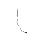 aFe Apollo GT Series 3-1/2in 409 SS Axle-Back Exhaust 17-20 Ford F-250/F-350 Black Tips w/o Muffler