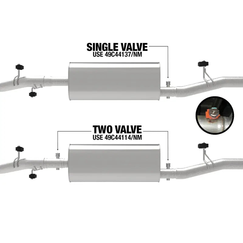 aFe 49C44114 aFe Apollo GT Series 3in 409 Stainless Steel Muffler Upgrade 2019 GM Silverado/Sierra 1500 V8-6.2L