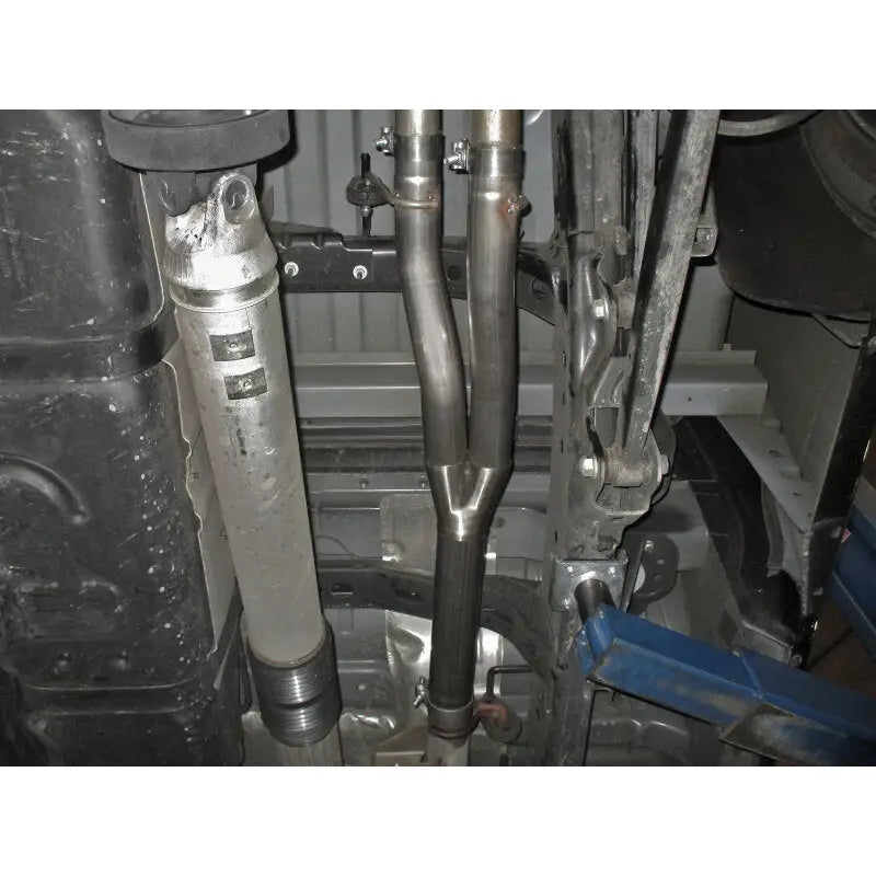 aFe 49C42072NM aFe Apollo GT Series 409 Stainless Steel Muffler Delete Pipe 09-19 Ram 1500 (Dual Exhaust) V8-5.7L