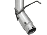 Metal exhaust pipe with support brackets for afe atlas 5in dodge ram diesel trucks