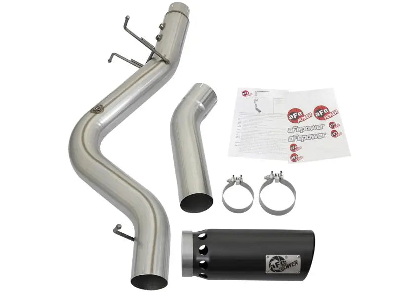 AFe ATLAS aluminized steel exhaust system for GM Diesel Trucks 2017 V8 6.6L