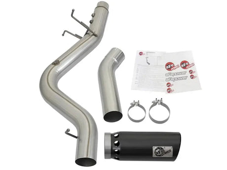 AFe ATLAS aluminized steel exhaust system for GM Diesel Trucks 2017 V8 6.6L