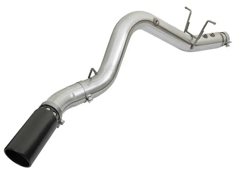 AFe Atlas aluminized steel exhaust pipe with black tip for GM Diesel Trucks 2017
