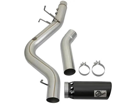 AFe ATLAS aluminized steel exhaust system with black tip for GM Diesel Trucks 2017