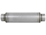 aFe ATLAS Aluminized Steel Muffler 5in Center/Center 24in L x 7in Diameter - Round Body - Truck & Automotive